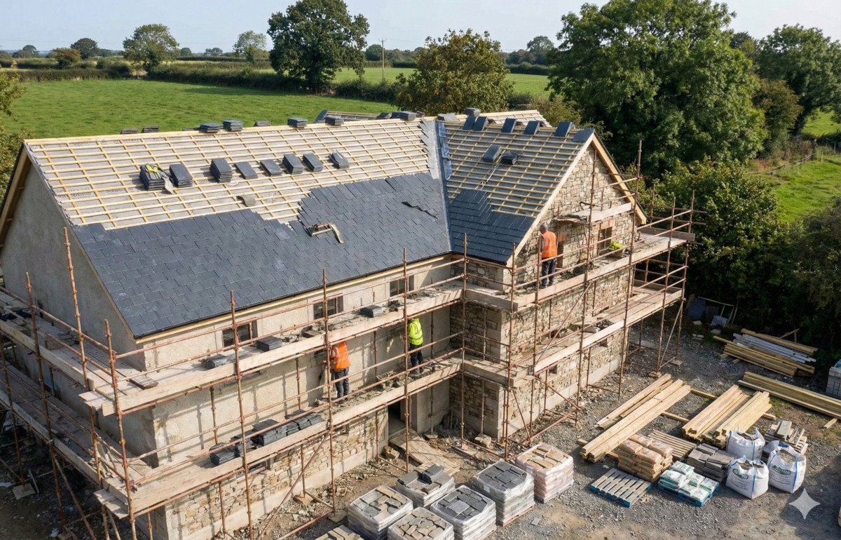 Travaux de couverture et maçonnerie